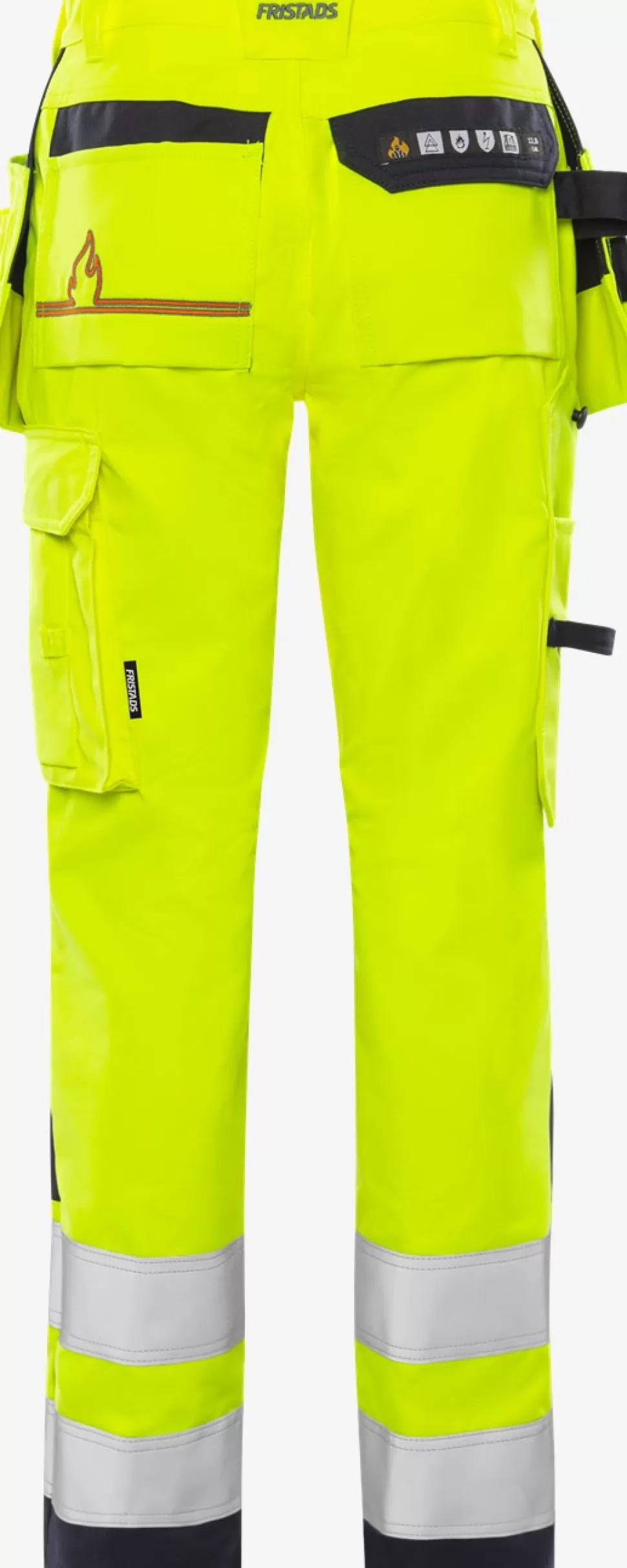 Fristads Työhousut | Housut<Flamestat High Vis Rakentajan Housut Naisten Lk 2 2775 ATHS
