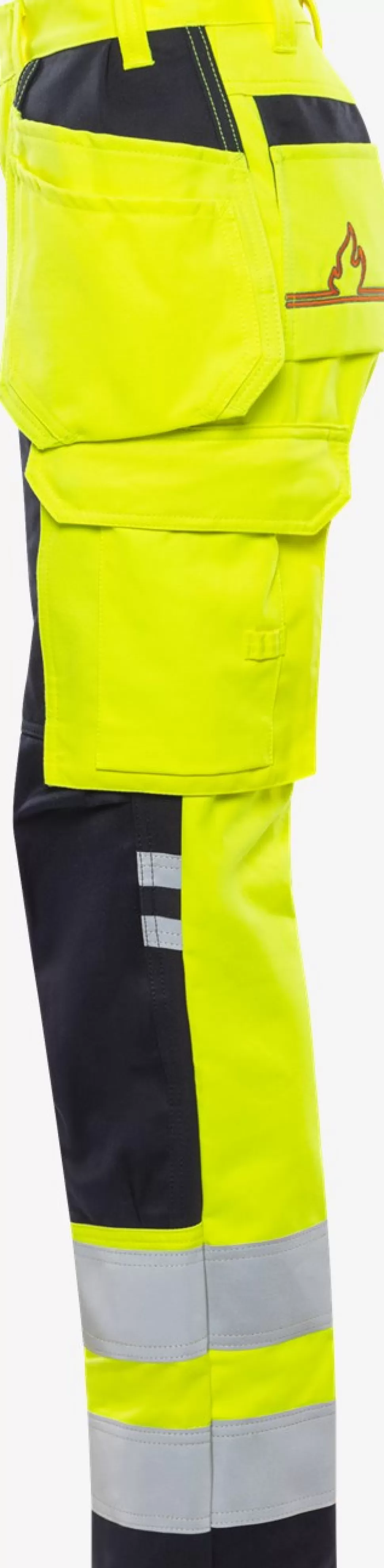 Fristads Työhousut | Housut<Flamestat High Vis Rakentajan Housut Naisten Lk 2 2775 ATHS