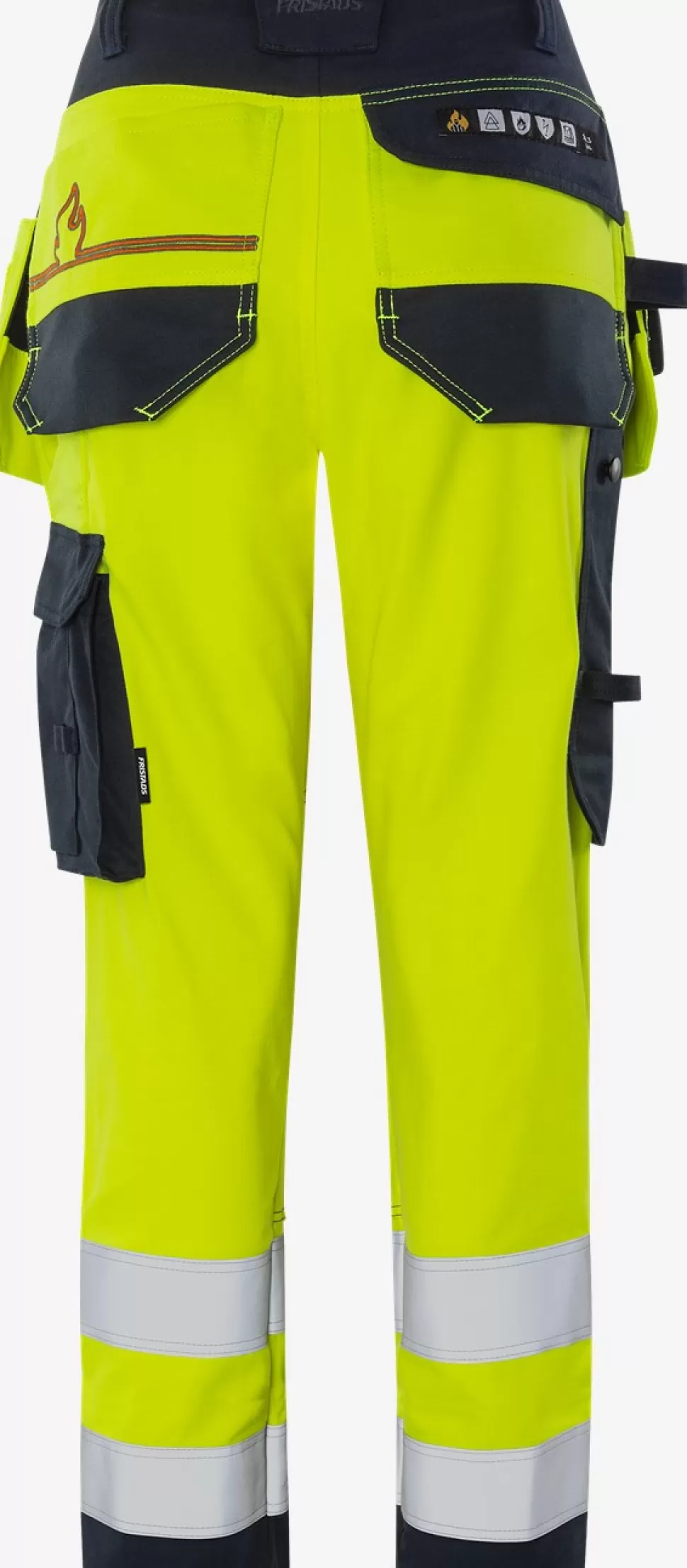Fristads Työhousut | Housut<Flamestat High Vis Rakentajan Stretch Housut Lk 2 Naisten 2164 ATHF
