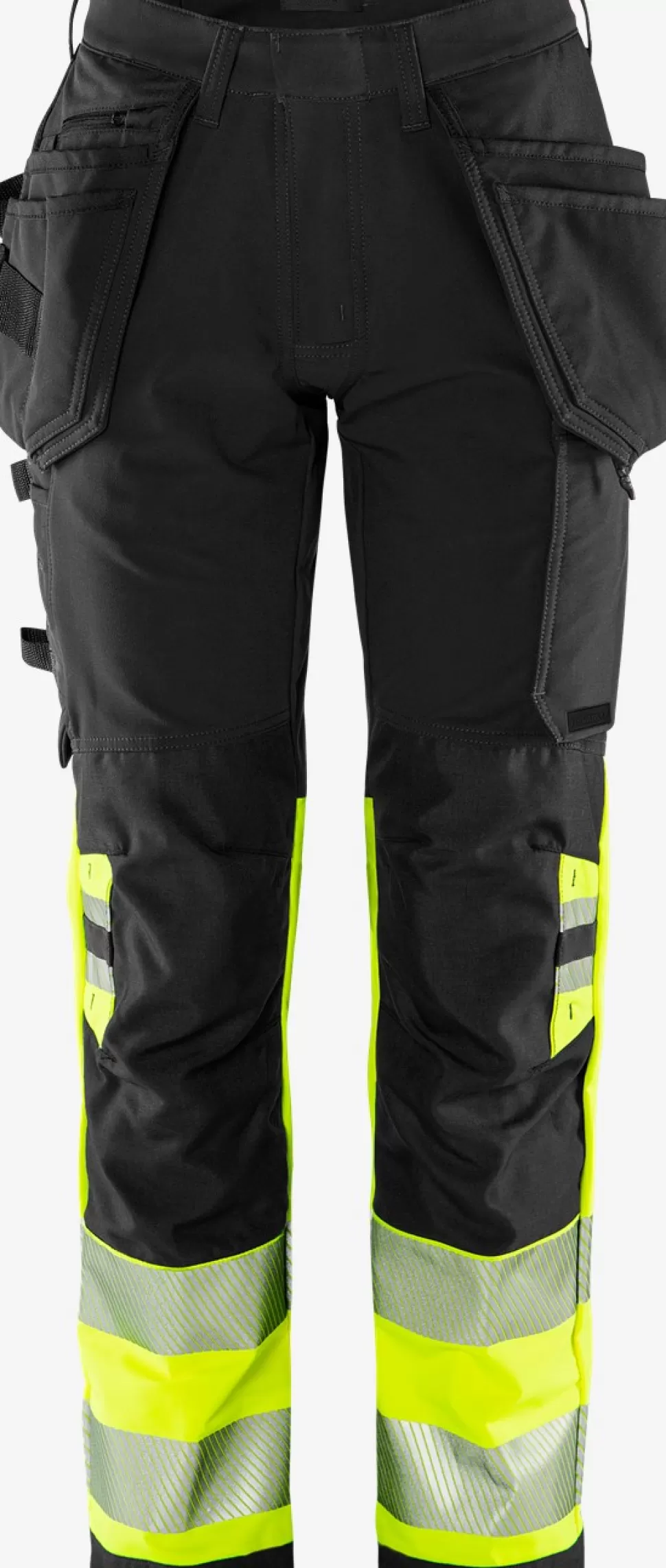 Fristads Työhousut | Housut<High Vis Green Rakentajan Stretch Housut Naisten Lk 1 2663 GSTP