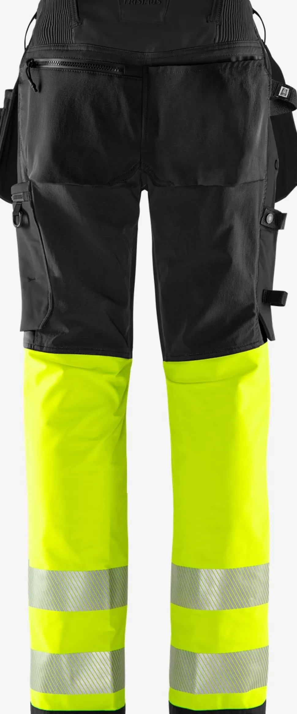 Fristads Työhousut | Housut<High Vis Green Rakentajan Stretch Housut Naisten Lk 1 2663 GSTP
