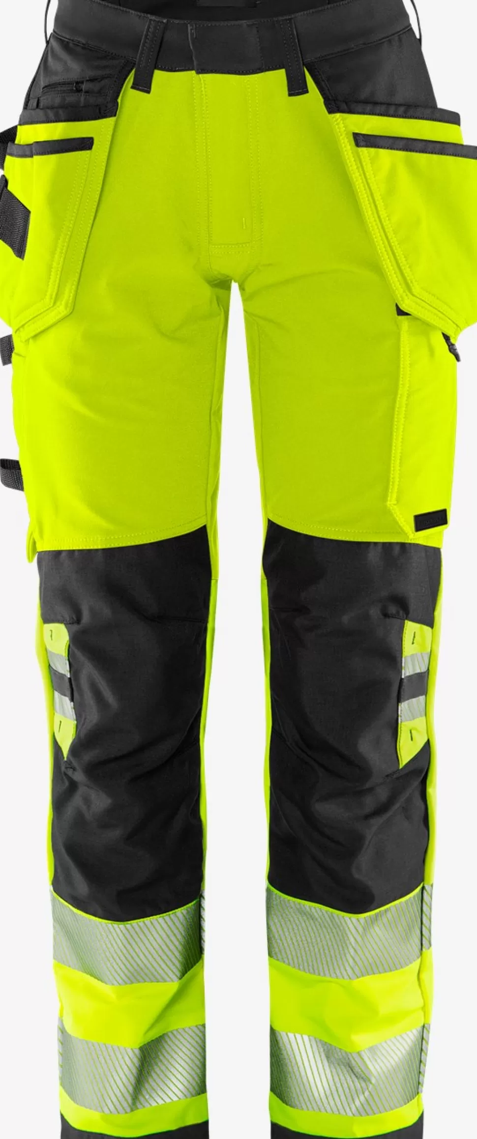 Fristads Työhousut | Housut<High Vis Green Rakentajan Stretch Housut Naisten Lk 2 2664 GSTP