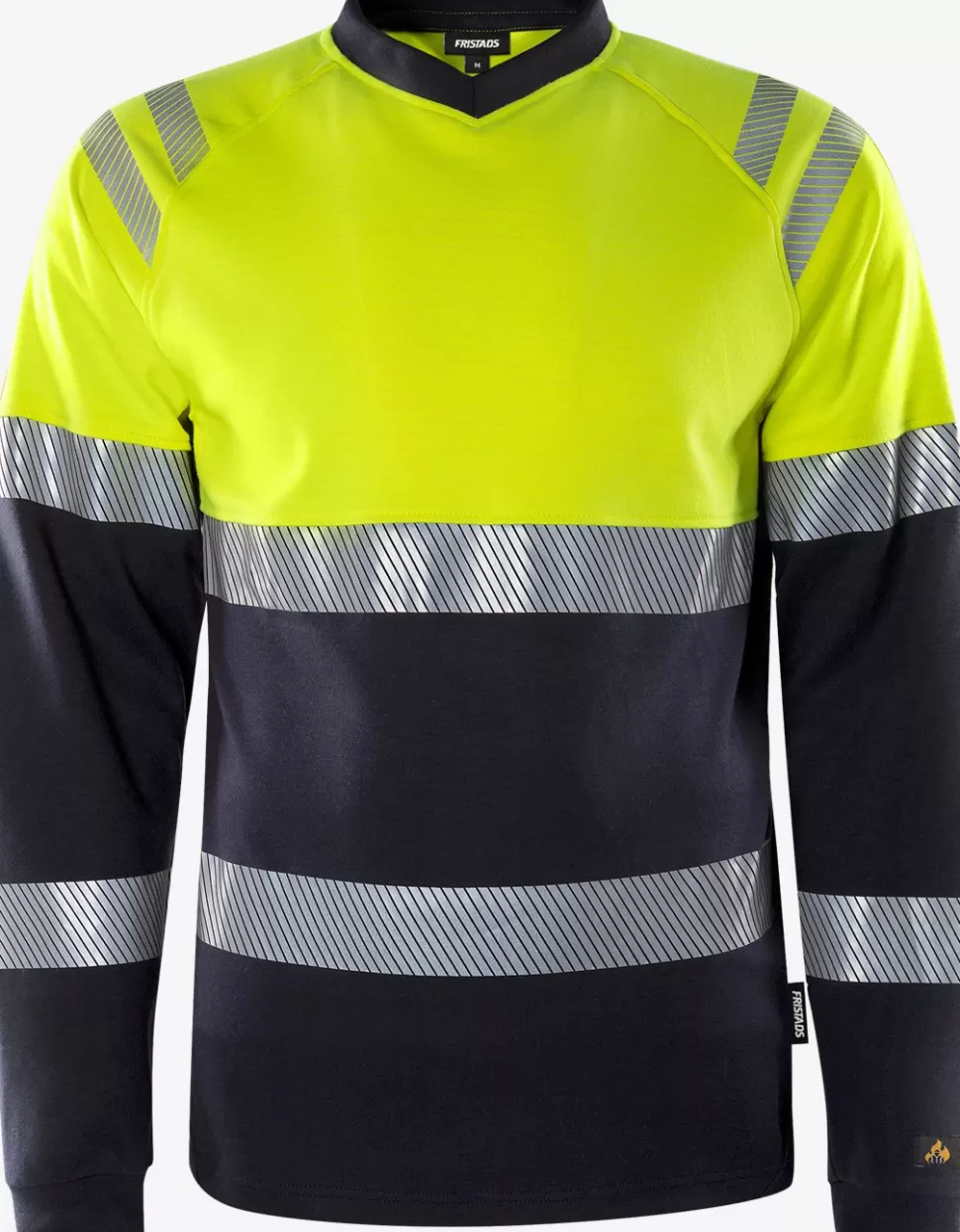Fristads T-Paidat | T-Paidat<Palosuojattu Flamestat High Vis Pitkähihainen T-paita LK 1 7107 TFL