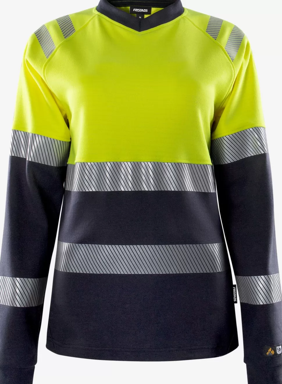 Fristads T-Paidat | T-Paidat<Palosuojattu Flamestat High Vis Pitkähihainen T-paita Naisten LK 1 7108 TFL
